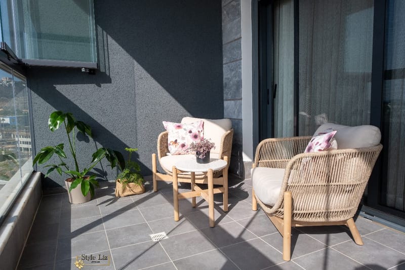 עיצובי חלל המגורים ומרפסות