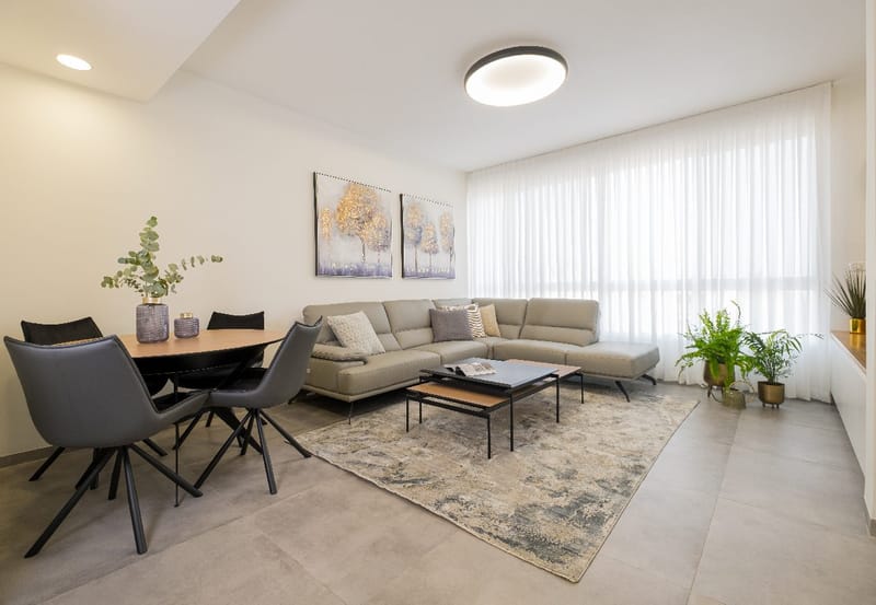 עיצובי חלל המגורים ומרפסות