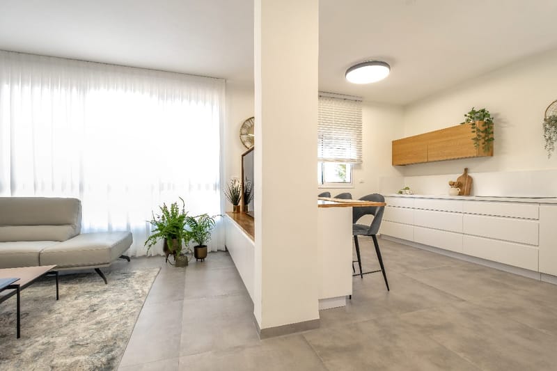 עיצובי חלל המגורים ומרפסות