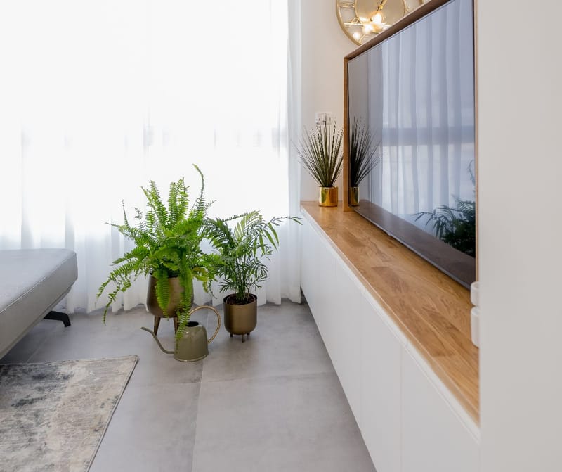 עיצובי חלל המגורים ומרפסות