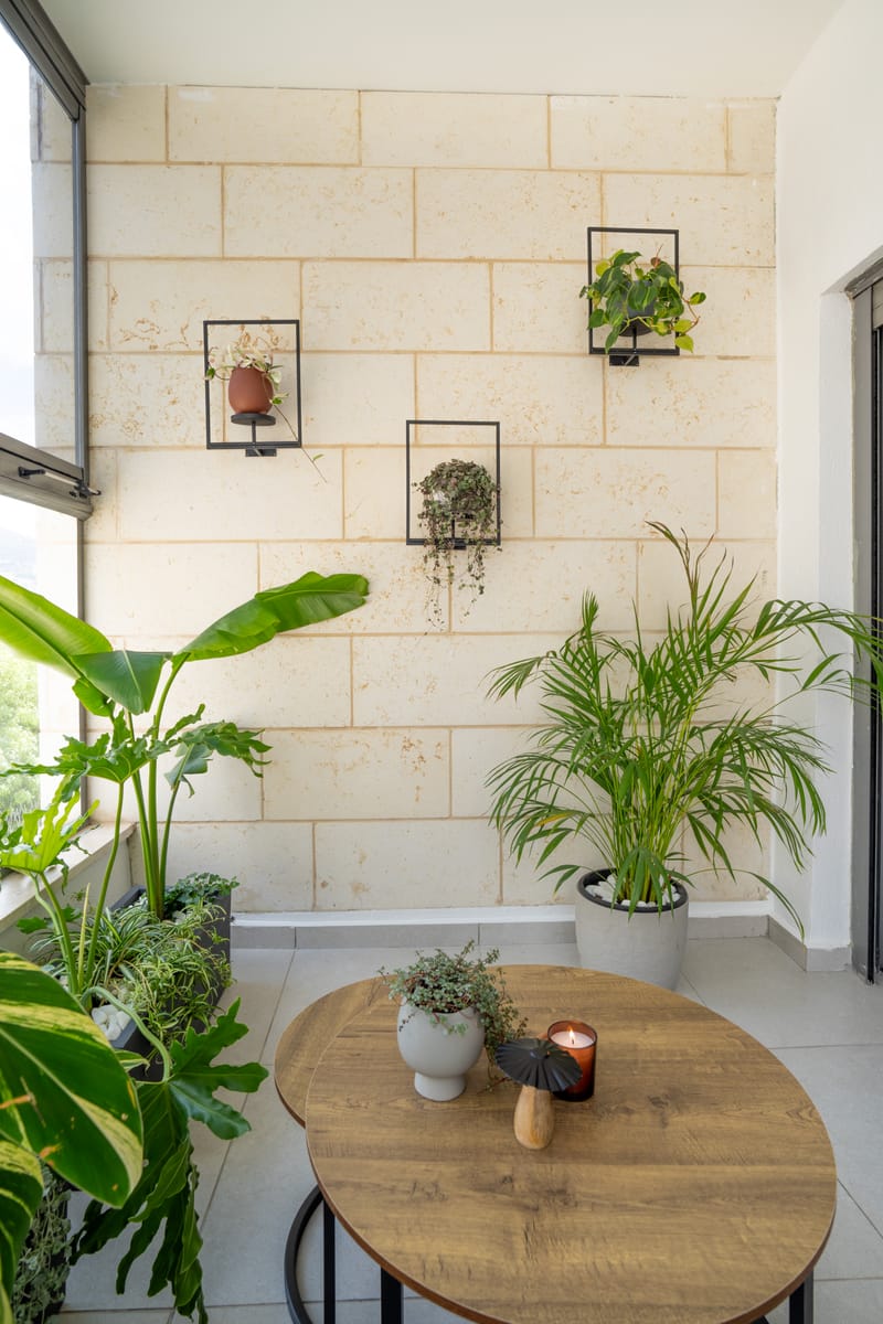 עיצובי חלל המגורים ומרפסות