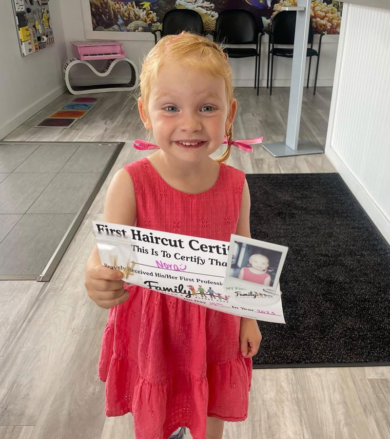 Girls 1st Haircut Package