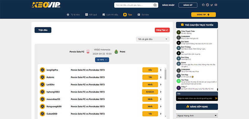 Kinh nghiệm vàng khi chọn tip bóng đá tại KeoVipPro