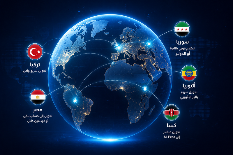 حوّل إلى دول أكثر – اكتشف جميع الوجهات