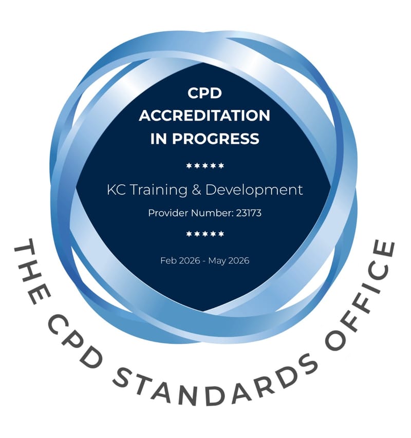 KC Training & Development – Professional Development, CPD Accreditation - Coming Soon!!!