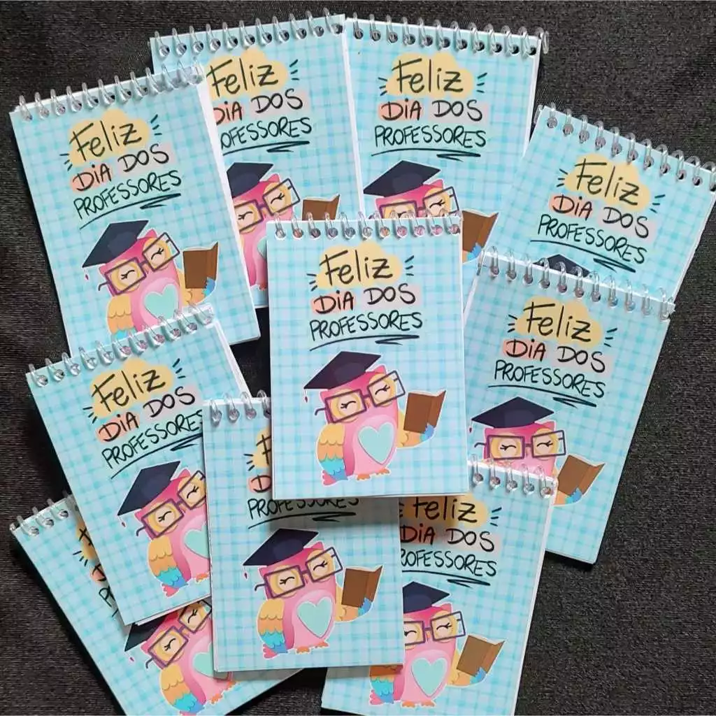 50 / 100 / 120/ 135 Bloquinhos personalizado 10x7