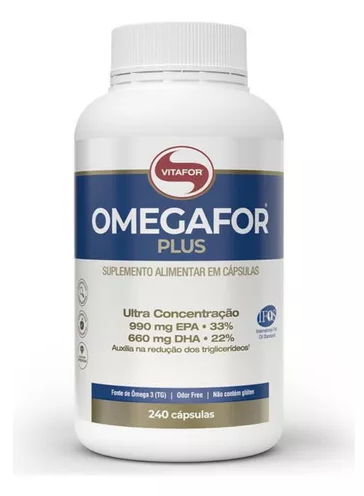 Omegafor Plus 240 Cápsulas Ômega 3 Vitafor