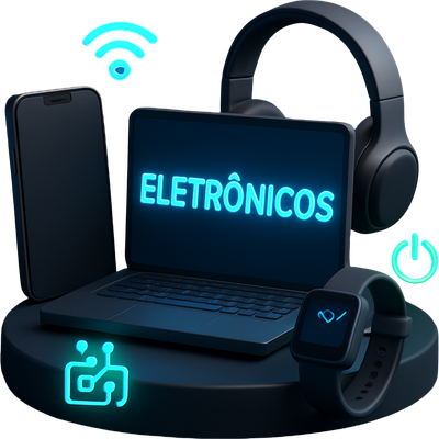 Celulares, Notebooks, Relógios