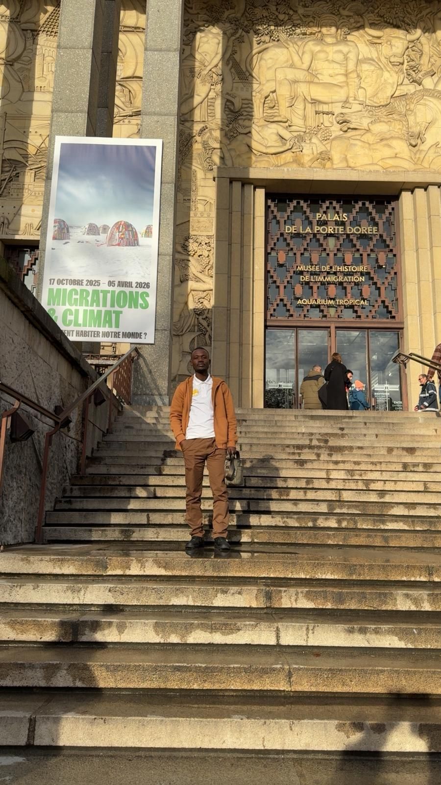 Le President de MBK au musée de l'histoire de l'immigration