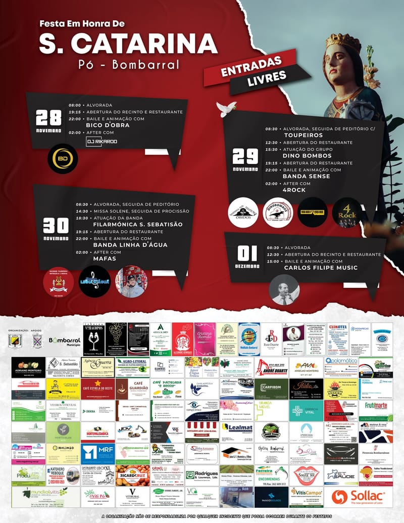 Festa em Honra de S. Catarina - Pó (Bombarral)