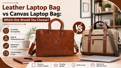 Leather Laptop Bag vs Canvas Laptop Bag: Which One Should You Choose?