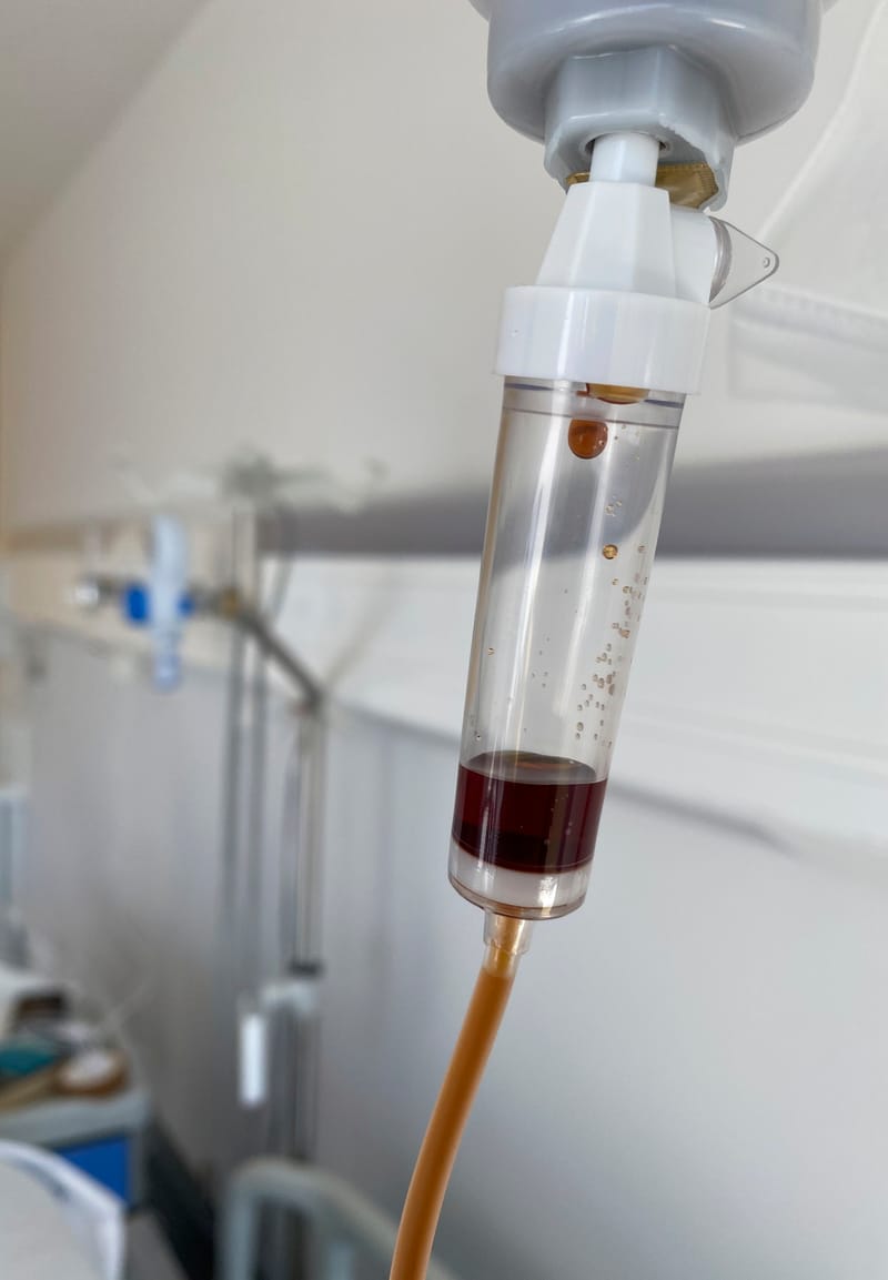 עירוי ברזל בבית