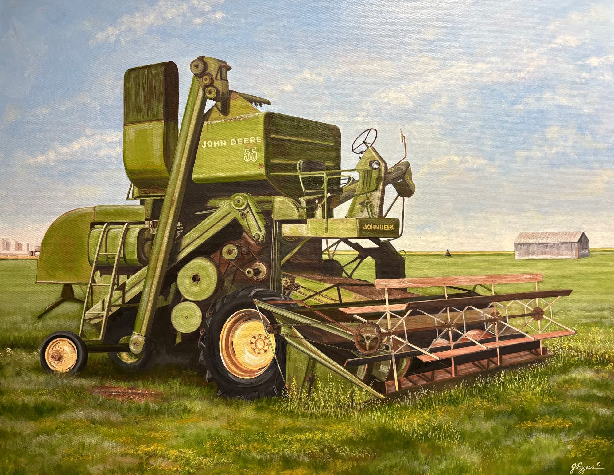 Max's John Deere 55 Combine