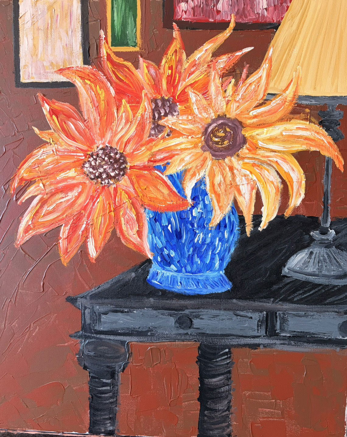 "COULEURS d' AUTOMNE", Acrylique sur Canvas 50 x 60 cm | 05/11/2025