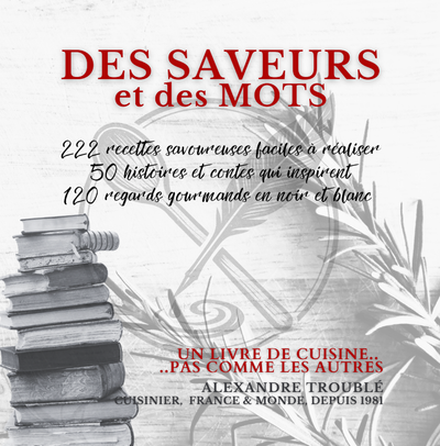 DES SAVEURS & DES MOTS Version N&B, 100% Chic !