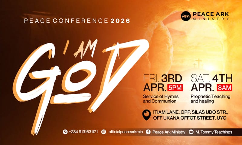PEACE CONFERENCE 2026,SET TO BEGIN