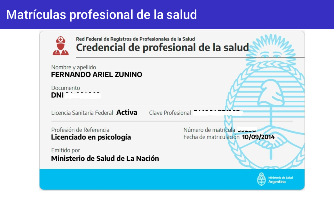 Matrícula Nacional