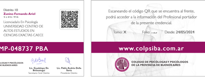 Matrícula Provincial