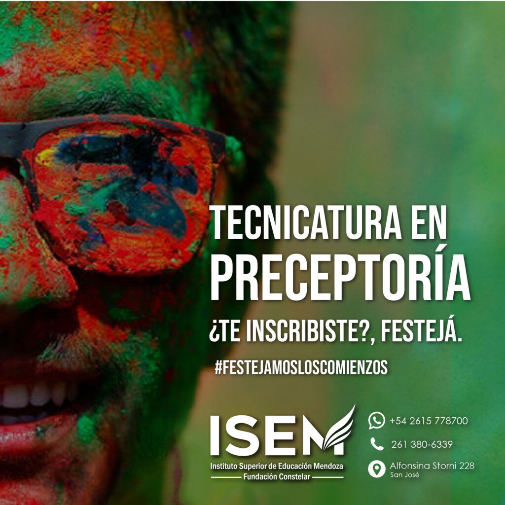 TECNICATURA SUPERIOR EN PRECEPTORÍA ESCOLAR