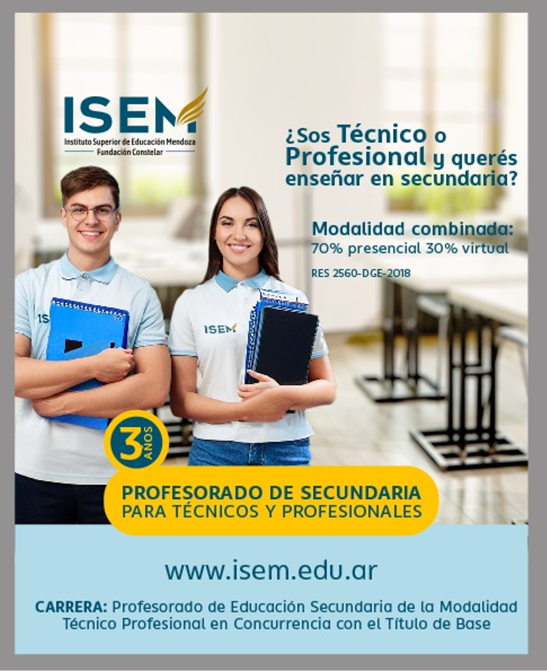 PROFESORADO DE SECUNDARIA PARA TECNICOS Y PROFESIONALES