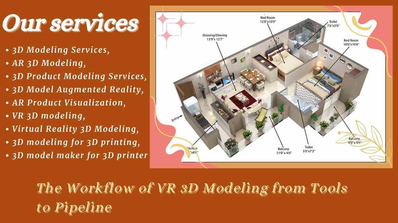 The Workflow of VR 3D Modeling from Tools to Pipeline
