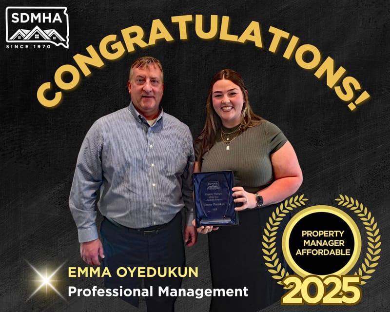 PMI Awarded 2025 SDMHA Property Manager of the Year