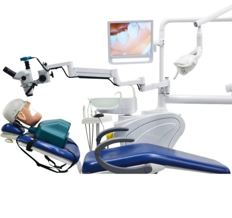 Dental Chair Type Long Arm with Camera Magnification:2.5-25X
