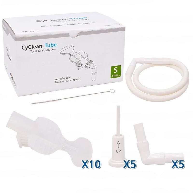 CyClean Tube — Intraoral Suction Mouthpiece for Dry Field Dentistry