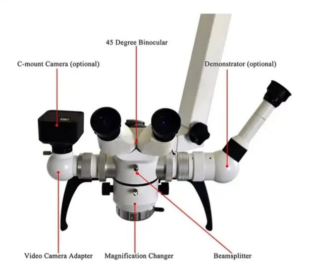 Operation Microscope with Camera — Magnification 12.5X