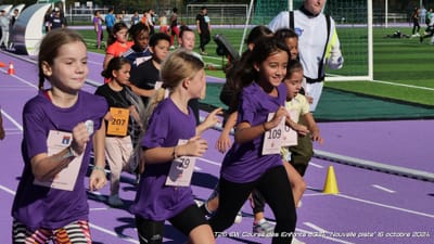 OCTOBRE : COURSE DES ENFANTS ET LIVRAISON DE LA NOUVELLE PISTE