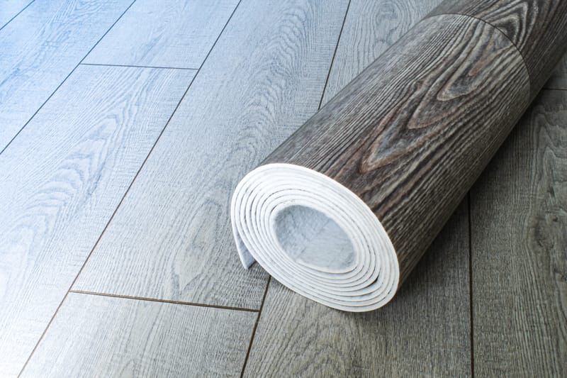 PVC vloer in banen
