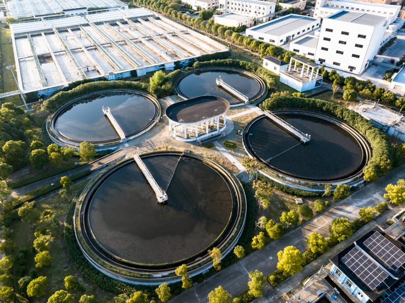 BLOWING & INJECTING BLAST AIR TO AERATE WASTE WATER