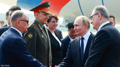 بوتين في زيارة الصين