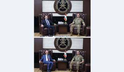 قائد الجيش التقى الوزيرين شحادة ومكي