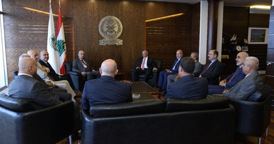 وزير الدفاع إستقبل رئيس رابطة قدماء القوى المسلحة