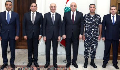 الحجار من بعبدا: التعاون كامل مع الدول العربية والصديقة في موضوع مكافحة المخدرات