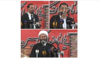 الحاج حسن من يونين: السلاح زينة الرجال للدفاع عن الوطن والكرامة                            حجازي: أميركا هي الشريك للعدو وجرائمه