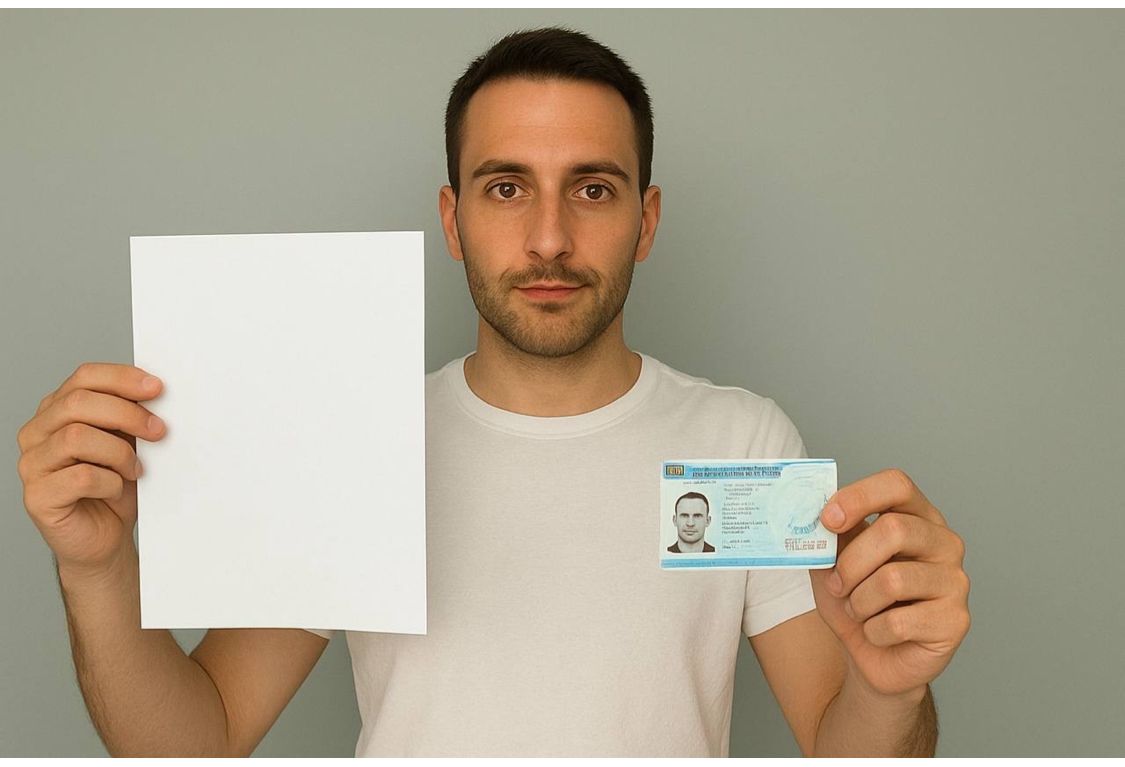 You with Id and paper