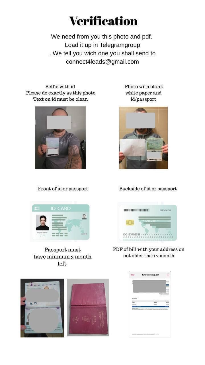Så verifierar sig en kund