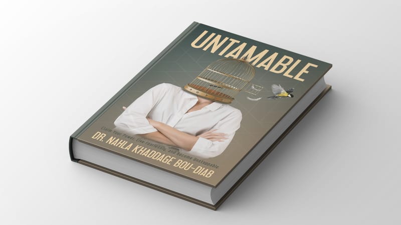 DR NAHLA KHADDAGE BOU DIAB BOOK COVER DESIGN