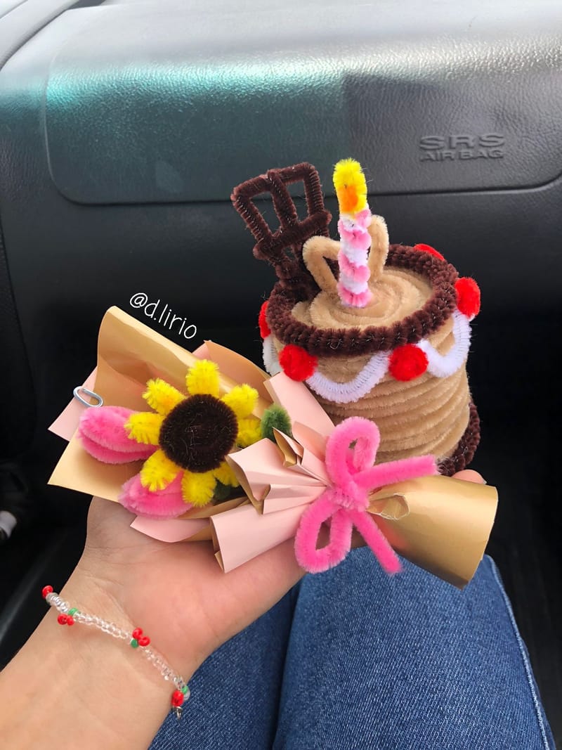 Mini pastel + Mini ramo