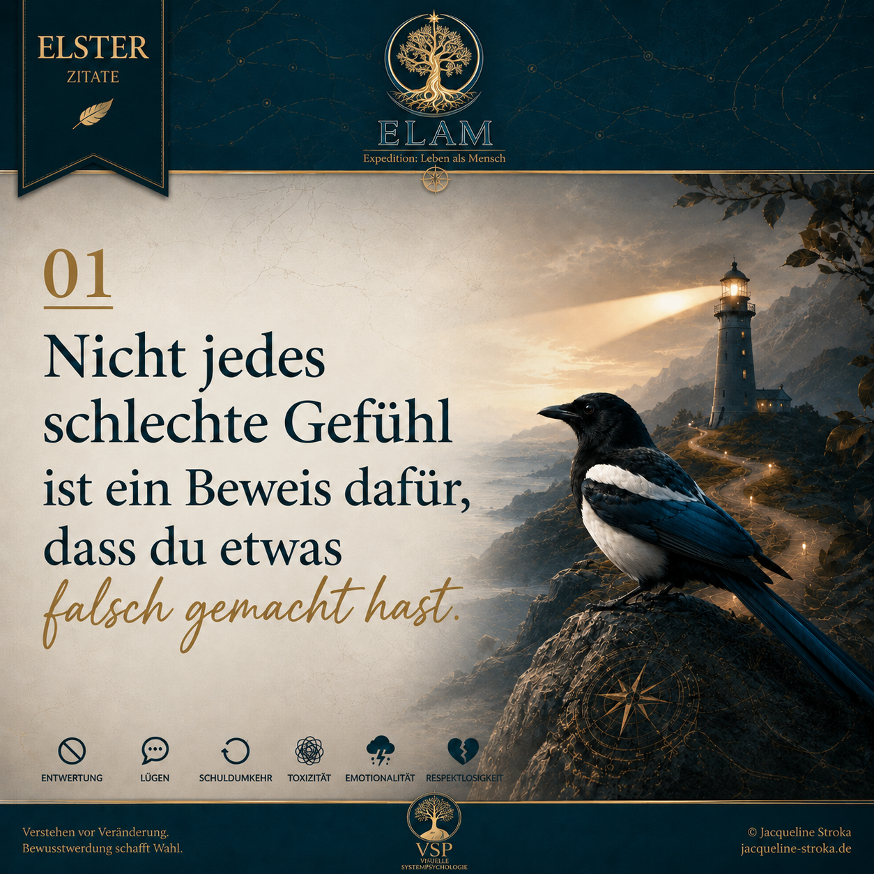 Nicht jedes schlechte Gefühl ist ein Beweis dafür, dass du etwas falsch gemacht hast.