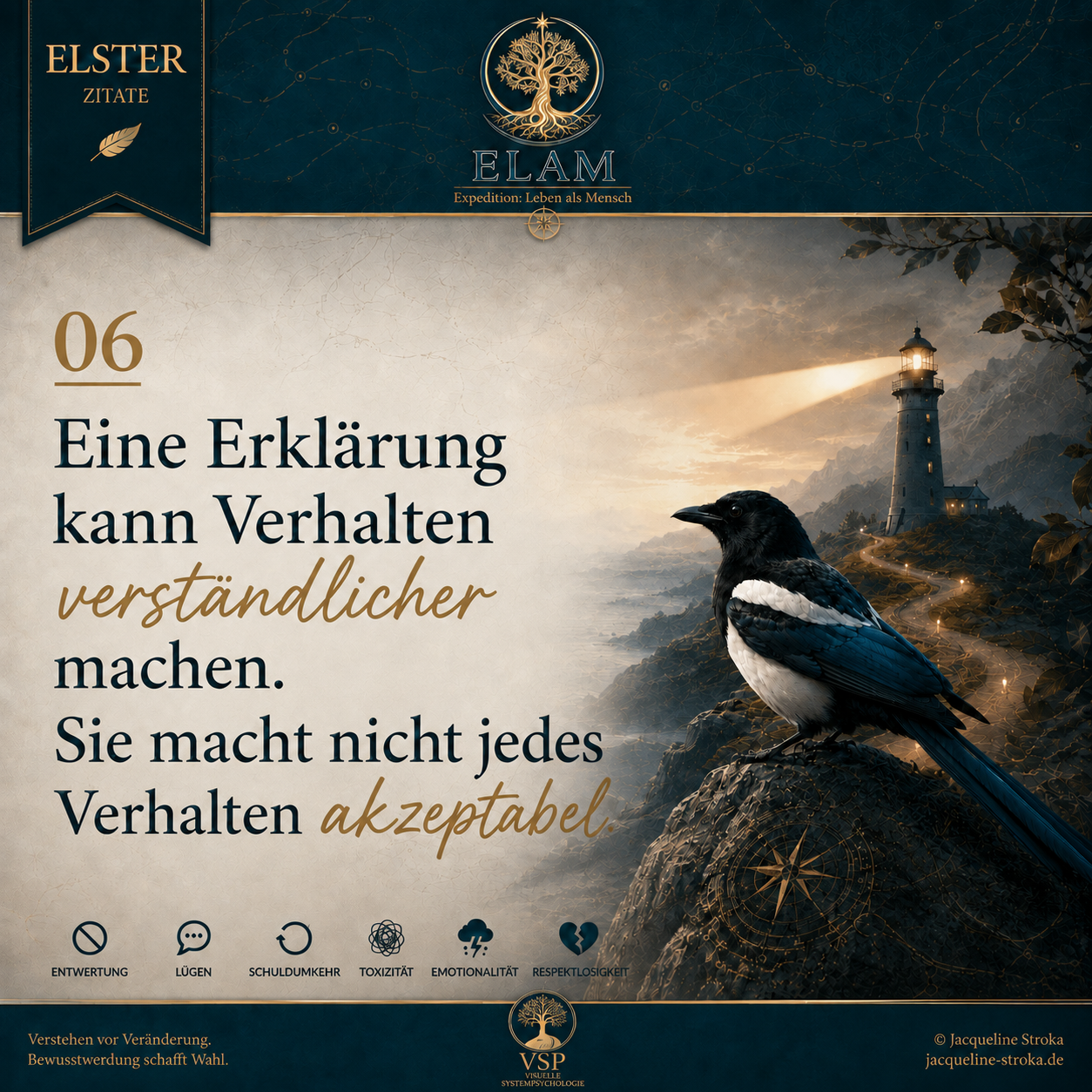 Eine Erklärung kann Verhalten verständlicher machen. Sie macht nicht jedes Verhalten akzeptabel.