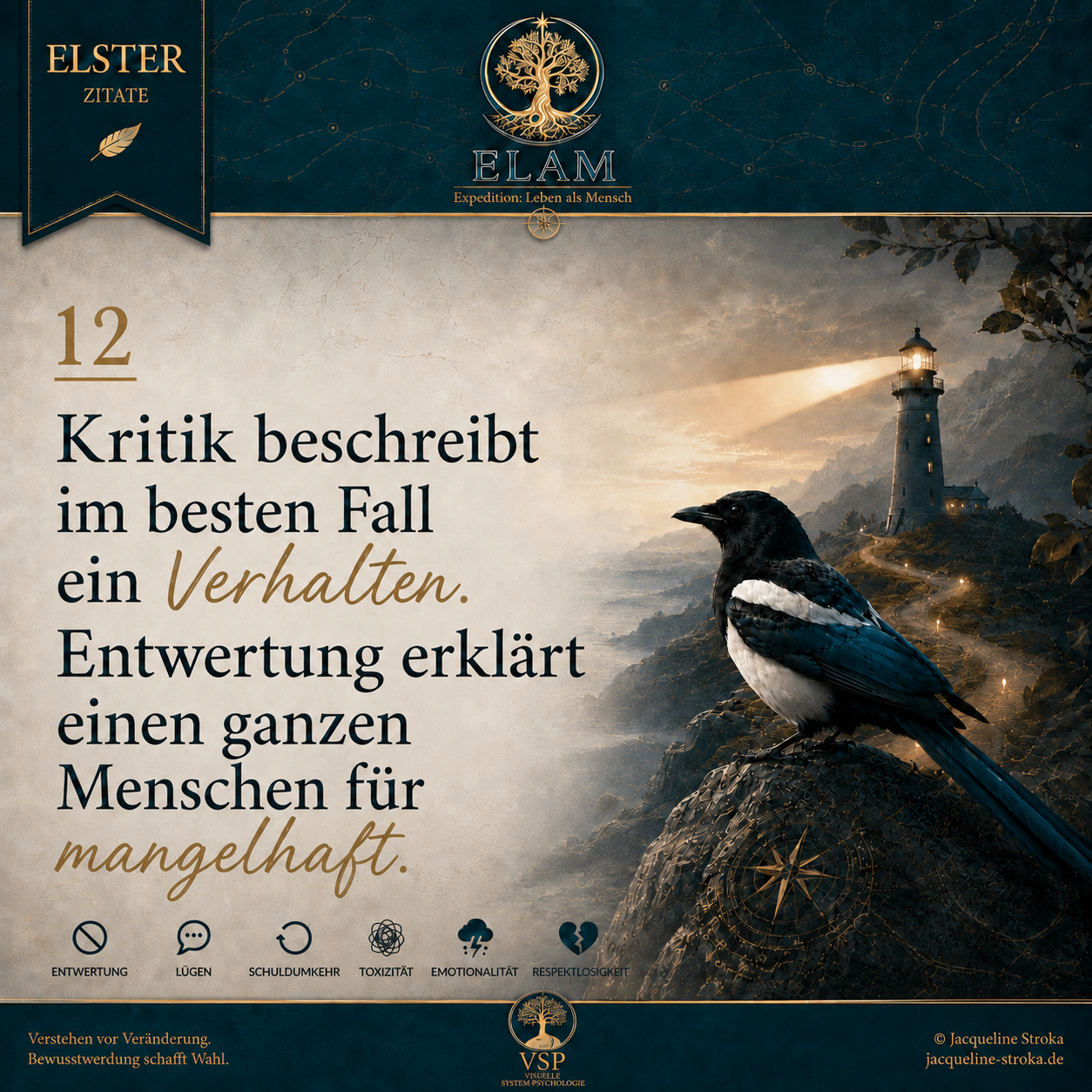 Kritik beschreibt im besten Fall ein Verhalten. Entwertung erklärt einen ganzen Menschen für mangelhaft.