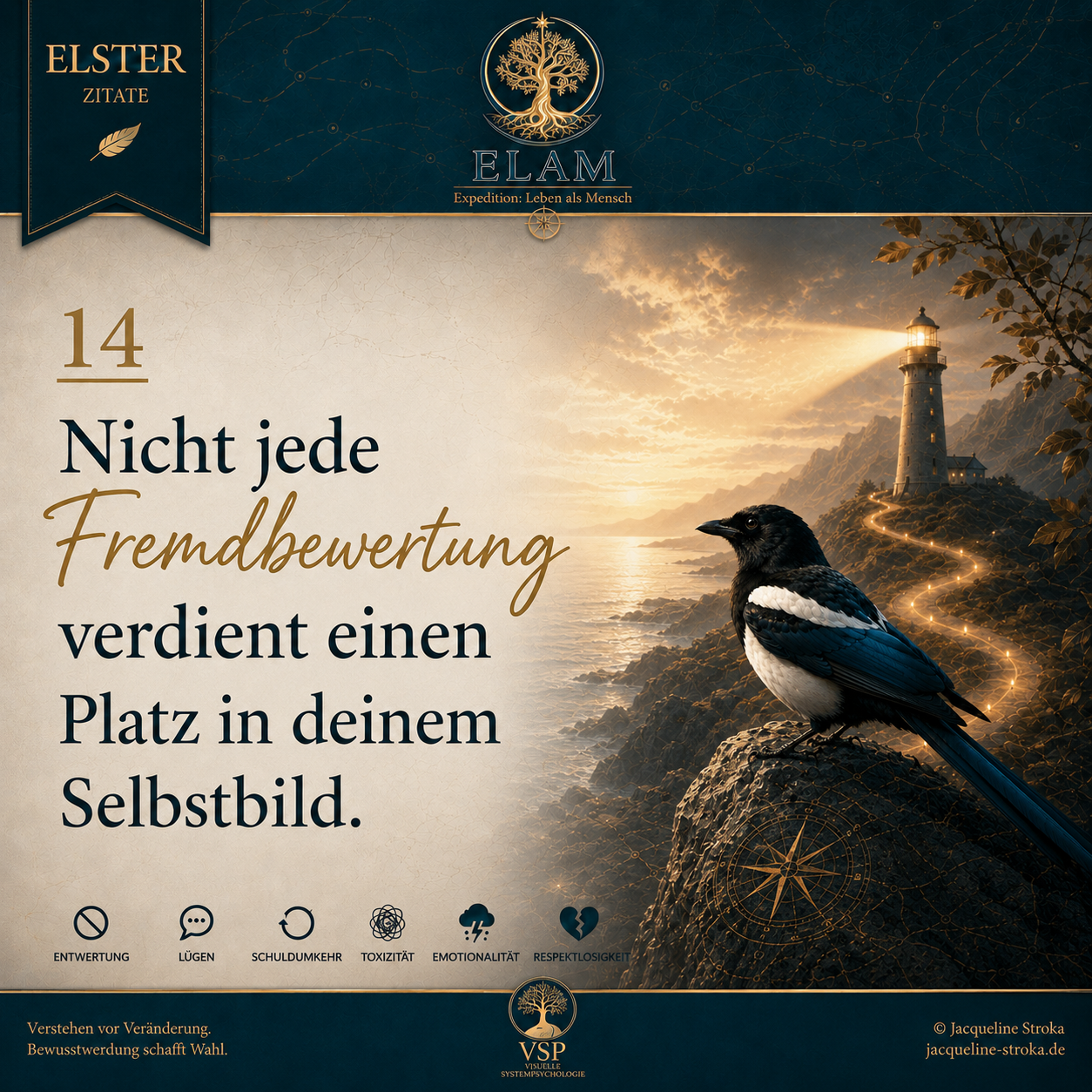 Nicht jede Fremdbewertung verdient einen Platz in deinem Selbstbild.