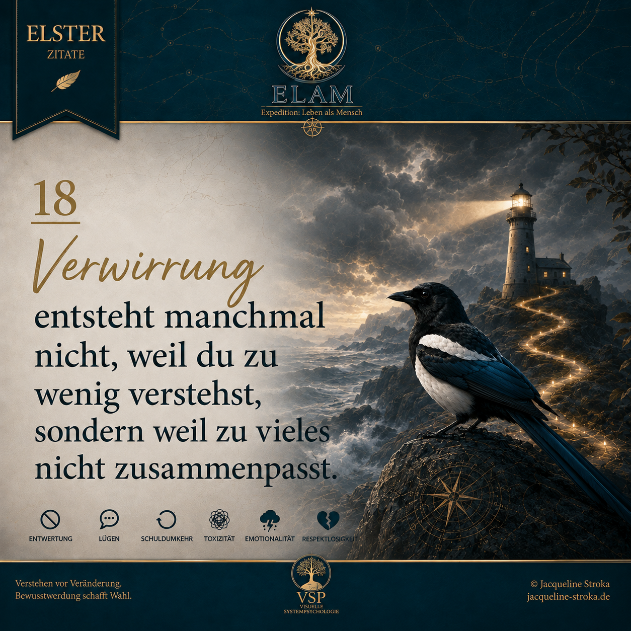 Verwirrung entsteht manchmal nicht, weil du zu wenig verstehst, sondern weil zu vieles nicht zusammenpasst.