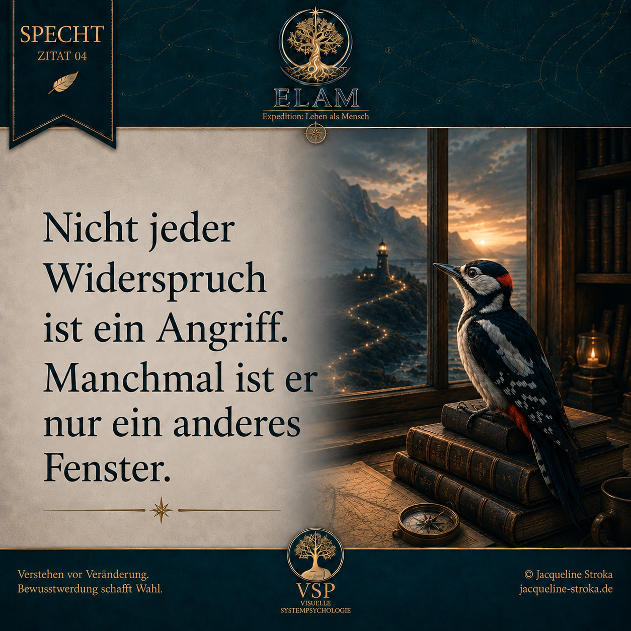 Nicht jeder Widerspruch ist ein Angriff. Manchmal ist er nur ein anderes Fenster.