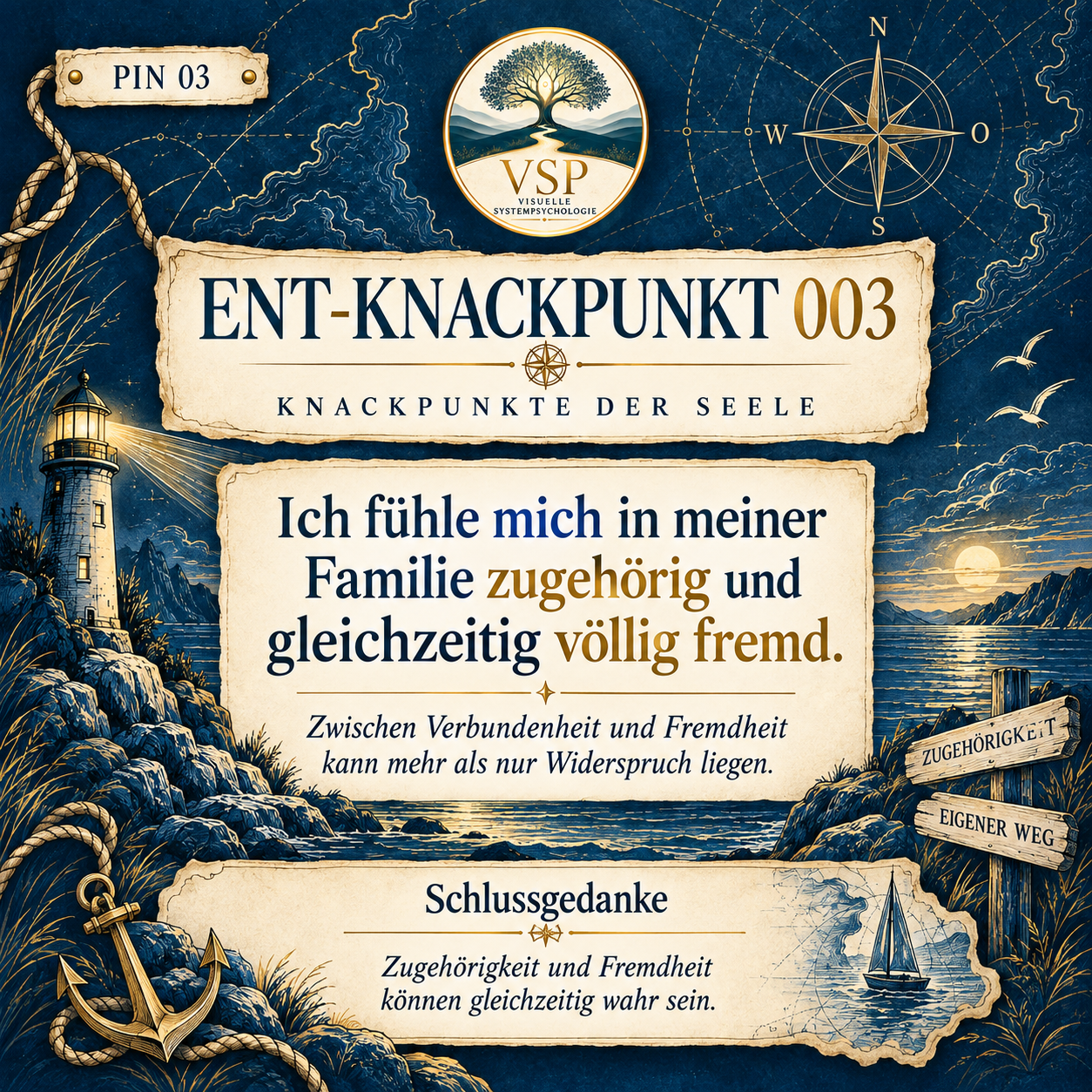 Ich fühle mich in meiner Familie zugehörig und gleichzeitig völlig fremd.