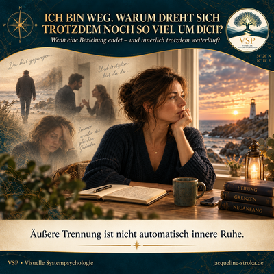 Ich bin weg. Warum dreht sich trotzdem noch so viel um dich?