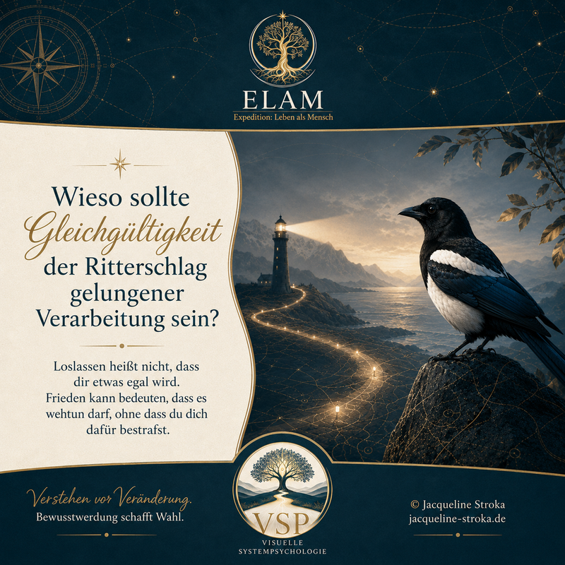 Wieso sollte Gleichgültigkeit der Ritterschlag gelungener Verarbeitung sein?